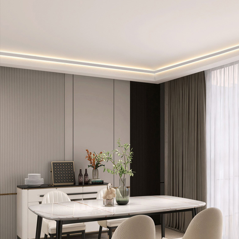 Indirect Lighting Crown Molding Corner Pieces For LED Strip Lights Indirect Lighting Crown Molding Corner Pieces For LED Strip Lights